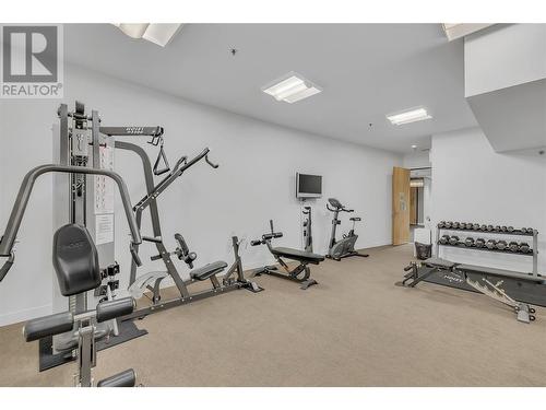 1495 Graham Street Unit# 409, Kelowna, BC - Indoor Photo Showing Gym Room