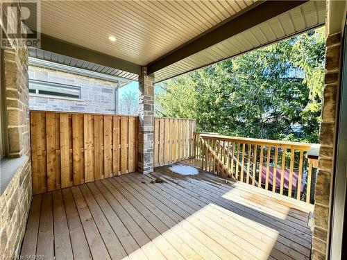 Covered deck off the dining room - 15 Nyah Court, Tiverton, ON - Outdoor With Deck Patio Veranda With Exterior