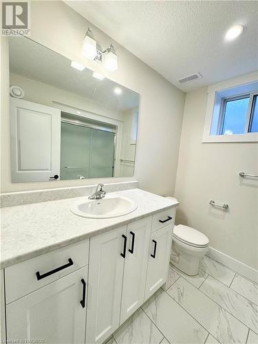 Basement 3pc bath - 11 Nyah Court, Tiverton, ON - Indoor Photo Showing Bathroom