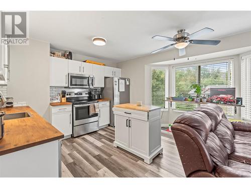 2306 39 Street Unit# 1, Vernon, BC - Indoor Photo Showing Kitchen With Stainless Steel Kitchen