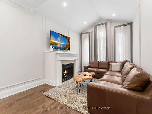 72 Mill River Dr, Vaughan, ON - Indoor Photo Showing Living Room With Fireplace