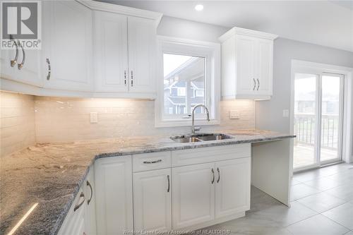 2566 Mayfair, Lasalle, ON - Indoor Photo Showing Kitchen With Double Sink With Upgraded Kitchen