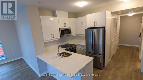 316 - 460 Gordon Krantz Avenue W, Milton, ON - Indoor Photo Showing Kitchen With Double Sink