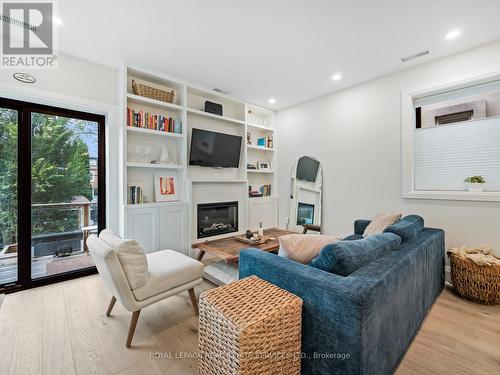 238 Garden Avenue, Toronto, ON - Indoor Photo Showing Living Room With Fireplace