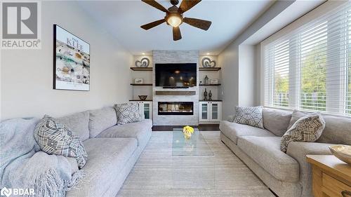 2187 Austin Court, Burlington, ON - Indoor Photo Showing Living Room With Fireplace