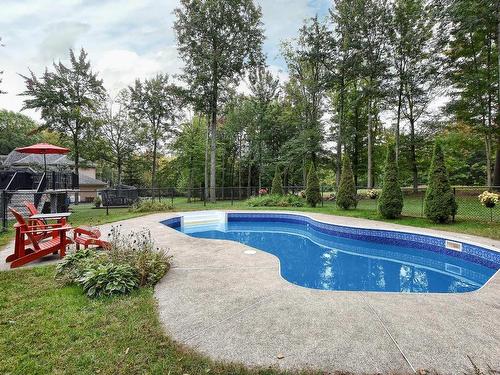 ExtÃ©rieur - 107 Rue De L'Aigle, Saint-Colomban, QC - Outdoor With In Ground Pool With Backyard