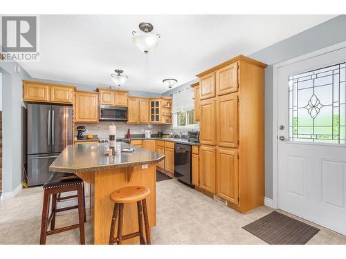 4535 Bolduc Road, Vernon, BC - Indoor Photo Showing Kitchen With Double Sink