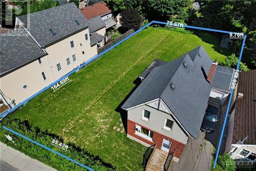 Aerial view with measures - 67 Springhurst Avenue, Ottawa, ON 