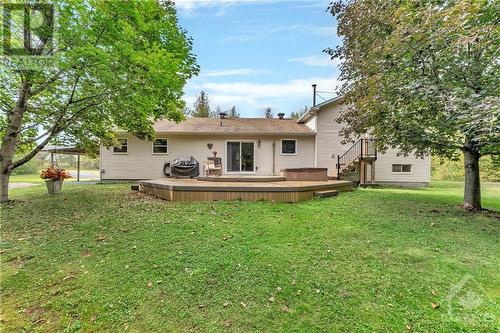 506 David Manchester Road, Carp, ON - Outdoor With Deck Patio Veranda With Backyard With Exterior