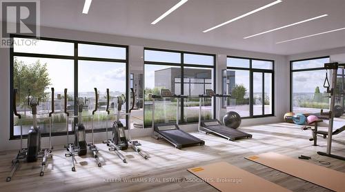 1502 - 15 Queen Street S, Hamilton, ON - Indoor Photo Showing Gym Room