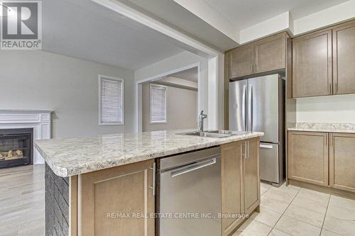 109 Huntingford Trail, Woodstock, ON - Indoor Photo Showing Kitchen With Double Sink