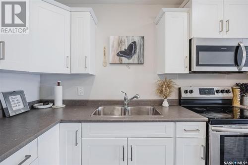 205 315 Dickson Crescent, Saskatoon, SK - Indoor Photo Showing Kitchen With Double Sink