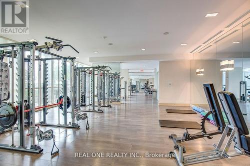 3607 - 4070 Confederation Parkway, Mississauga, ON - Indoor Photo Showing Gym Room