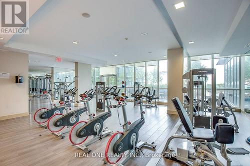 3607 - 4070 Confederation Parkway, Mississauga, ON - Indoor Photo Showing Gym Room