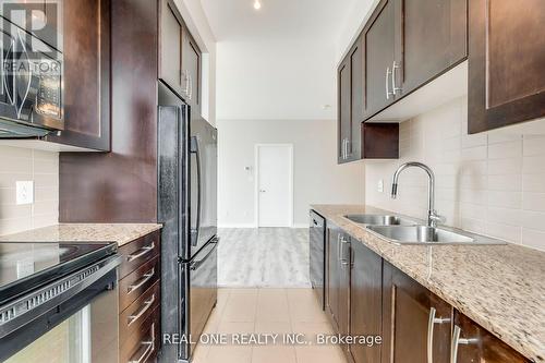 3607 - 4070 Confederation Parkway, Mississauga, ON - Indoor Photo Showing Kitchen With Double Sink With Upgraded Kitchen