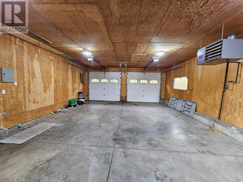 3431 Spruce Road, Chetwynd, BC - Indoor Photo Showing Garage