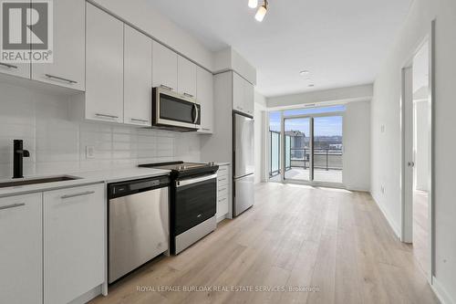 201 - 385 Winston Road, Grimsby, ON - Indoor Photo Showing Kitchen With Upgraded Kitchen