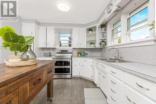 320 Mill Street, Kitchener, ON - Indoor Photo Showing Kitchen With Double Sink