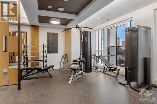 560 Rideau Street Unit#511, Ottawa, ON - Indoor Photo Showing Gym Room