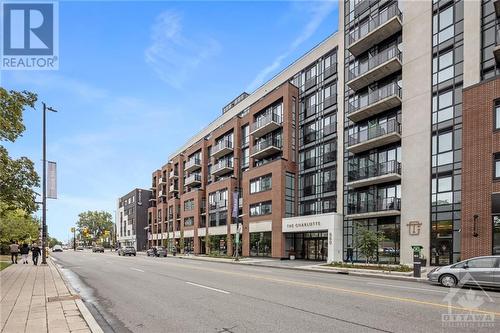 560 Rideau Street Unit#511, Ottawa, ON - Outdoor With Balcony With Facade