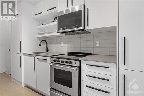 560 Rideau Street Unit#511, Ottawa, ON - Indoor Photo Showing Kitchen With Upgraded Kitchen