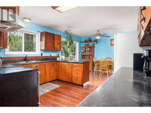 773 Heather Road, Lumby, BC - Indoor Photo Showing Kitchen With Double Sink