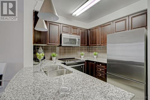 117 - 50 Via Rosedale, Brampton, ON - Indoor Photo Showing Kitchen With Double Sink With Upgraded Kitchen