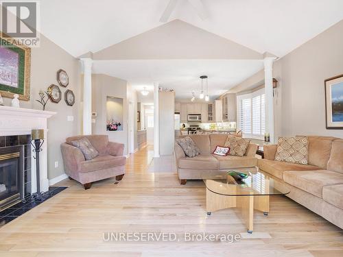 34 Briar Gate Way, New Tecumseth, ON - Indoor Photo Showing Living Room With Fireplace