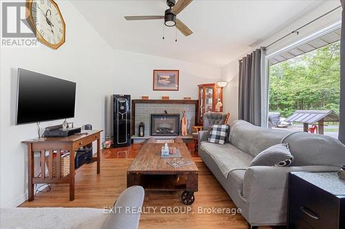 69 Booster Park Road, Marmora And Lake, ON - Indoor Photo Showing Living Room With Fireplace