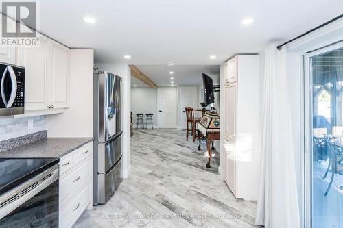 1144 North Bay Drive, Kawartha Lakes, ON - Indoor Photo Showing Kitchen With Stainless Steel Kitchen