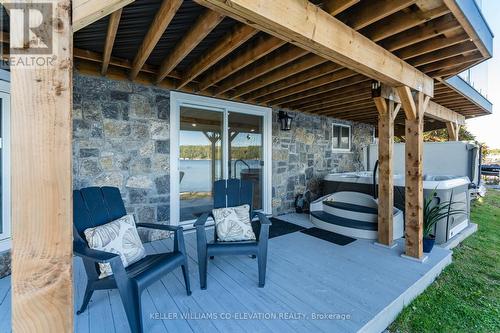 1144 North Bay Drive, Kawartha Lakes, ON - Outdoor With Deck Patio Veranda With Exterior