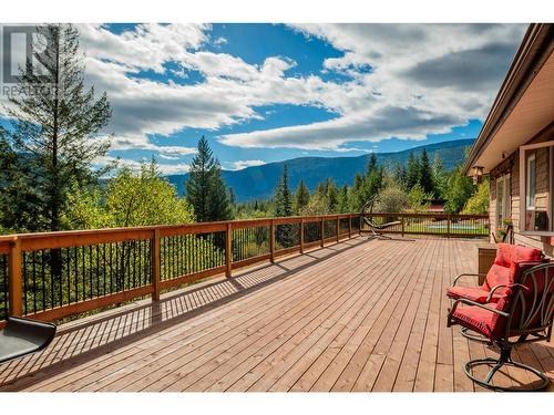 2396 Nault  Road, Castlegar, BC - Outdoor With Deck Patio Veranda With View