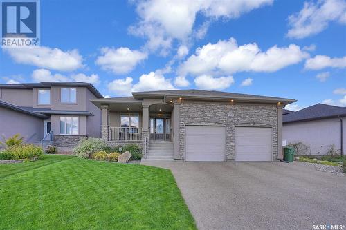 4411 Sandpiper Crescent E, Regina, SK - Outdoor With Deck Patio Veranda With Facade