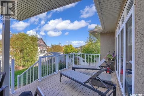 4411 Sandpiper Crescent E, Regina, SK - Outdoor With Deck Patio Veranda With Exterior