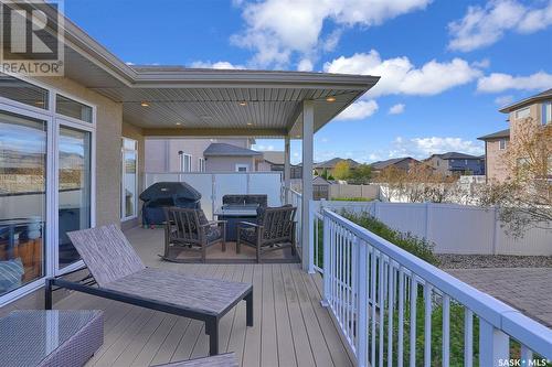 4411 Sandpiper Crescent E, Regina, SK - Outdoor With Deck Patio Veranda With Exterior