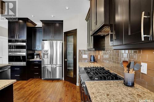 4411 Sandpiper Crescent E, Regina, SK - Indoor Photo Showing Kitchen With Stainless Steel Kitchen With Upgraded Kitchen