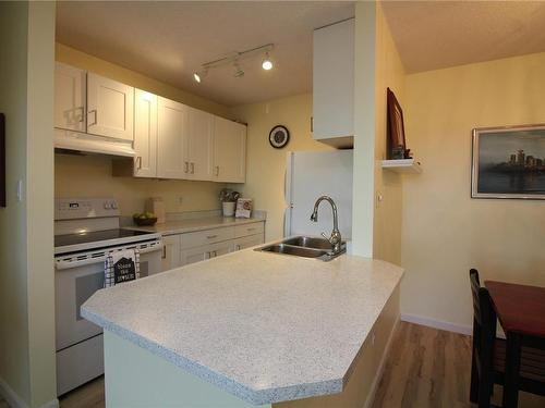 303-9942 Daniel St, Chemainus, BC - Indoor Photo Showing Kitchen With Double Sink