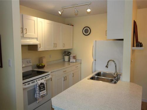 303-9942 Daniel St, Chemainus, BC - Indoor Photo Showing Kitchen With Double Sink