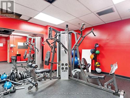 1504 - 240 Scarlett Road, Toronto, ON - Indoor Photo Showing Gym Room