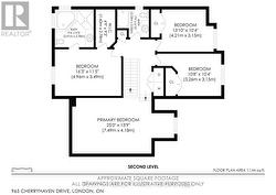 Second Level Floor Plan - 