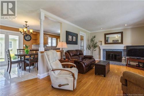 213 Orlean, Dieppe, NB - Indoor Photo Showing Living Room With Fireplace