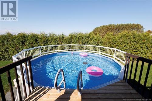 109 Rue Des Erables, Drummond, NB - Outdoor With Above Ground Pool