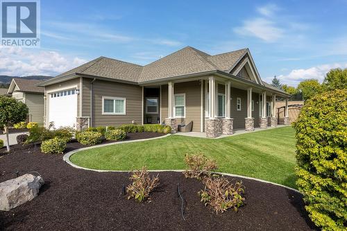 3400 Kingfisher Road, West Kelowna, BC - Outdoor With Deck Patio Veranda With Facade