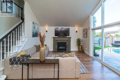 9 Bing Crescent, Hamilton, ON - Indoor Photo Showing Other Room With Fireplace