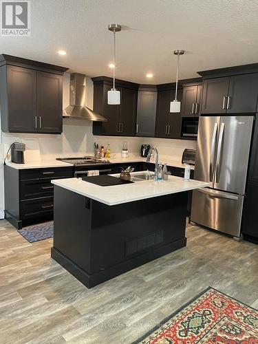 1060 Meadowlark Ridge Drive, London, ON - Indoor Photo Showing Kitchen With Double Sink With Upgraded Kitchen