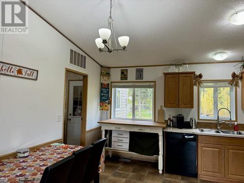 549 Speedway Road, Vanderhoof, BC - Indoor Photo Showing Kitchen With Double Sink