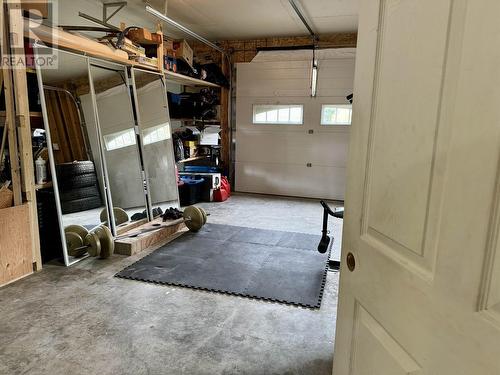 549 Speedway Road, Vanderhoof, BC - Indoor Photo Showing Garage