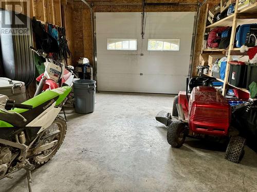 549 Speedway Road, Vanderhoof, BC - Indoor Photo Showing Garage