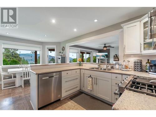 3603 Forsyth Drive, Penticton, BC - Indoor Photo Showing Kitchen With Double Sink