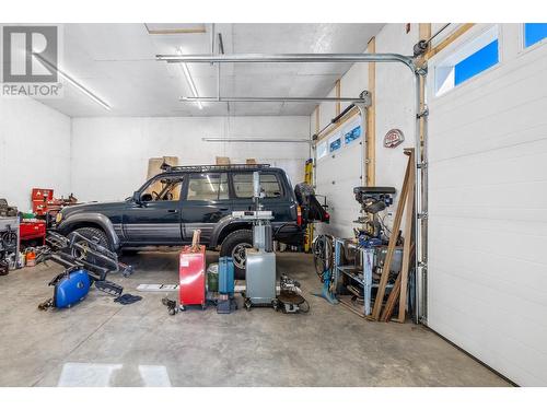 3733 3 Highway, Erickson, BC - Indoor Photo Showing Garage